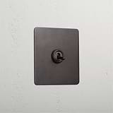 Bronze 1 Gang 2 Way Designer Light Switch