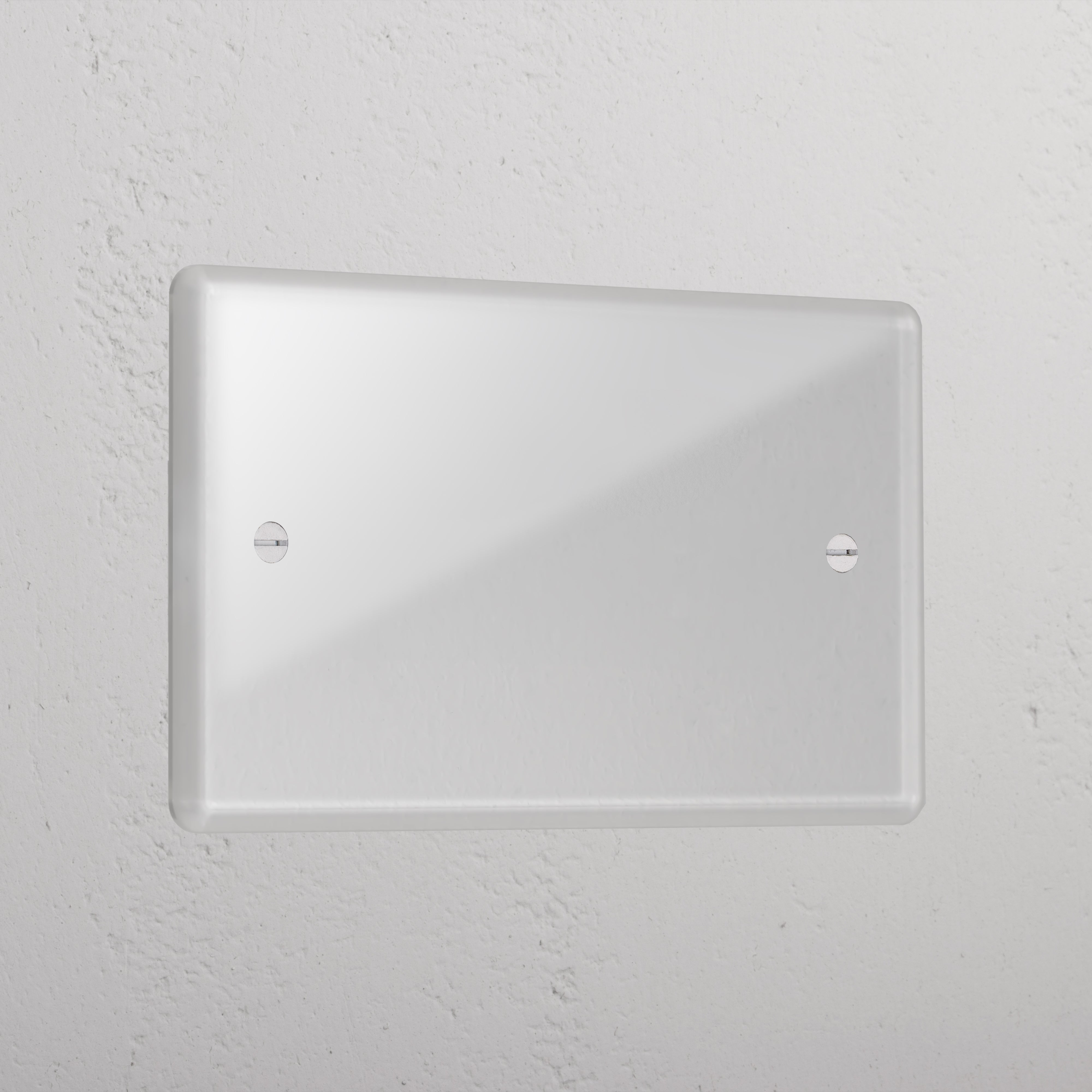 2G Blank Plate - Clear White