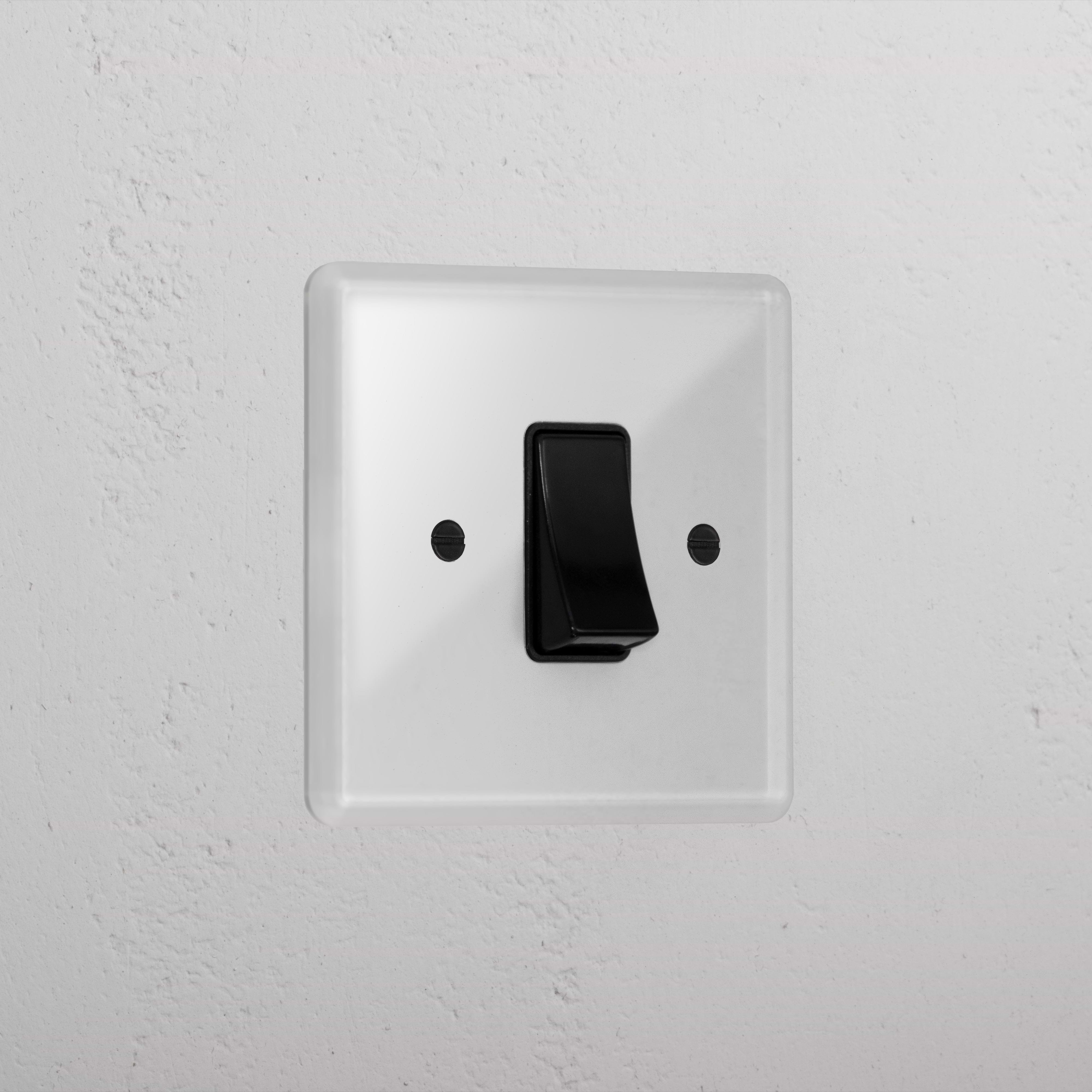 Clear Luxury 45A Cooker Switch Black