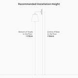 Recommended Installation Height Drawing 