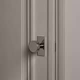 Onslow Short Plate Sprung Door Knob - Polished Nickel