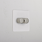 2G Dimmer Switch _ Paintable Polished Nickel