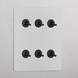 6G Two Way Toggle Switch _ Paintable Bronze