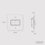 Fan Isolator Switch - Bronze Black
