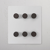 6G Dimmer Switch - Paintable Bronze