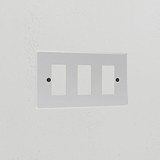 3G Rocker Switch Plate - Clear Black