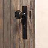 Onslow Long Plate Sprung Door Knob & Thumbturn - Bronze 