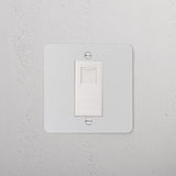 CAT6 Socket - Paintable White