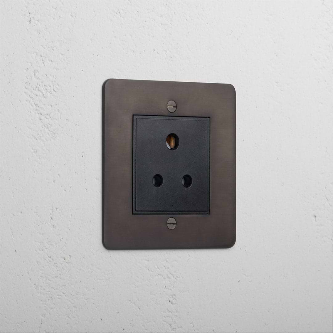 Bronze Interior Aerial Socket Black