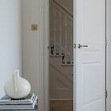 Digby Sprung Door Handle - Antique Brass