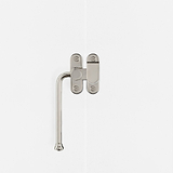 Southbank Casement Window Handle With Hook Left- Polished Nickel  