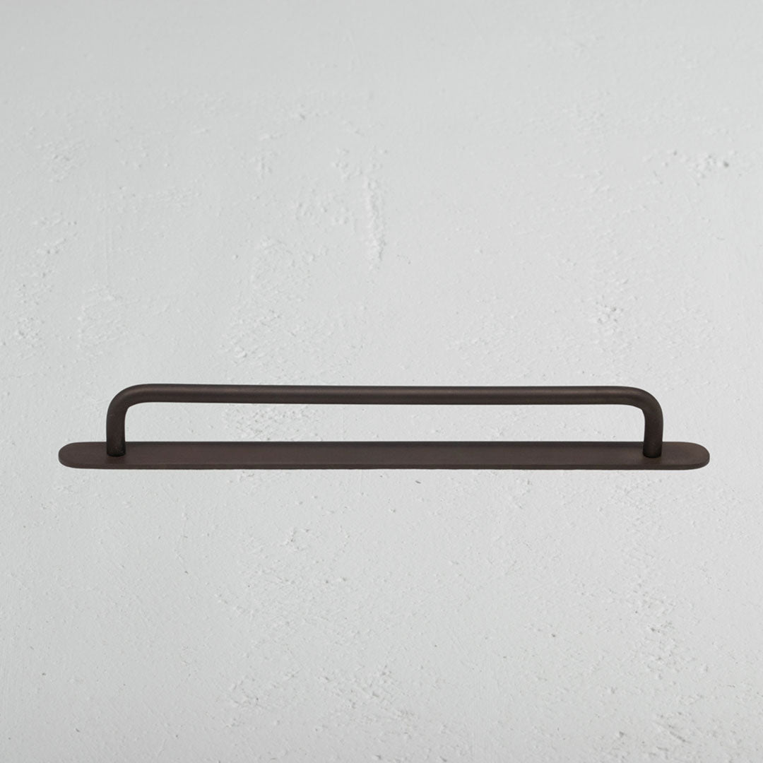 Bronze Kilburn Furniture Handle In White Background