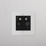 Aerial Socket - Paintable Black