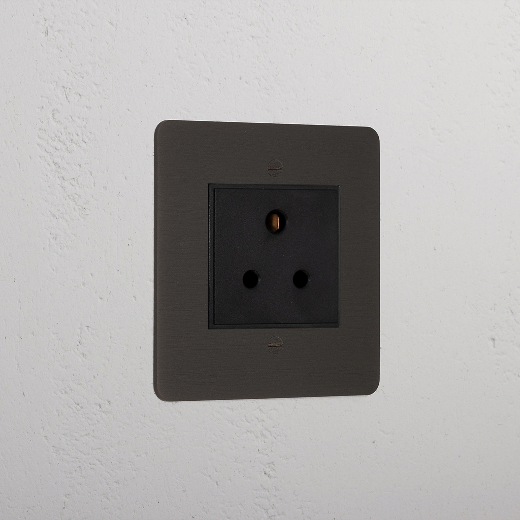 Bronze Interior Aerial Socket Black