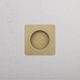 Regent Recessed Small Pull - Antique Brass