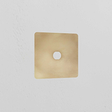 1G Switch Plate - Antique Brass