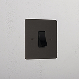 Bronze Designer 45A Cooker Switch Black