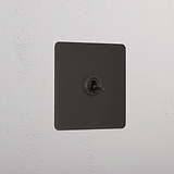 Bronze 1 Gang 2 Way Designer Light Switch