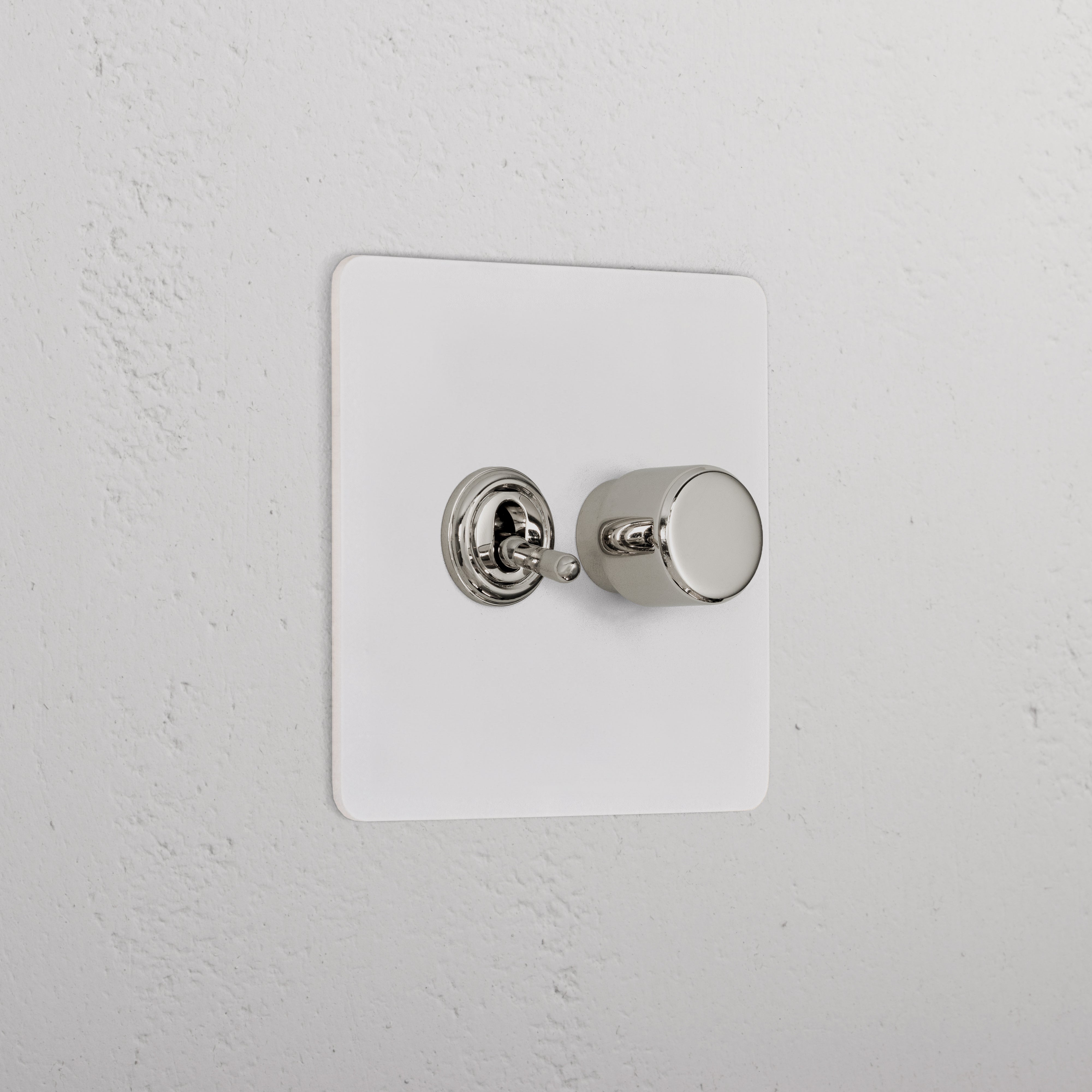 2G Mixed Switch 1T1D _ Paintable Polished Nickel