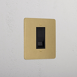 Premium Antique Brass Bt Master Socket Black