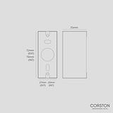 Architrave Back Box 35mm