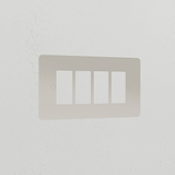 4G Rocker Switch Plate - Polished Nickel