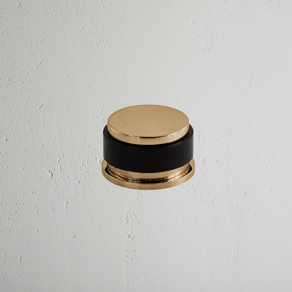 Seymour Antique Brass Door Stop