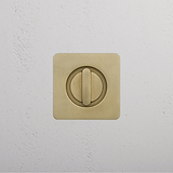 Regent Recessed Thumbturn - Antique Brass
