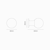 Bayswater Furniture Knob Medium – Bronze