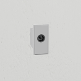 Tv Single Outlet - White