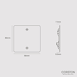 1G Blank Plate - Bronze