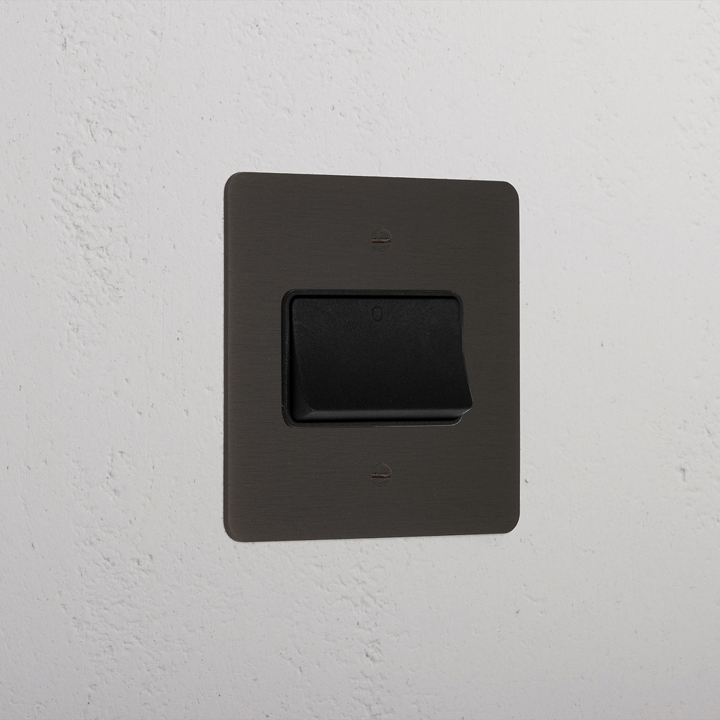 Bronze Fan Isolator Luxury Switch Black