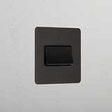 Bronze Fan Isolator Luxury Switch Black