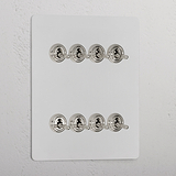 8G Two Way Toggle Switch _ Paintable Polished Nickel