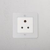 5A Light Socket - Paintable White