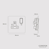 Single Socket UK - Antique Brass Black