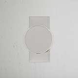 Onslow Short Plate Sprung Door Knob - Polished Nickel