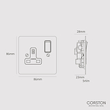 Single Socket UK - Paintable White