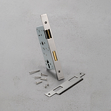 Euro Mortice Lock 60mm - Polished Nickel