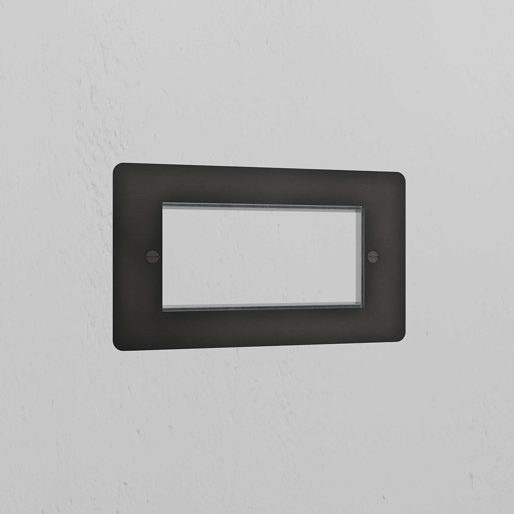 2G 100mm Module Plate - Bronze