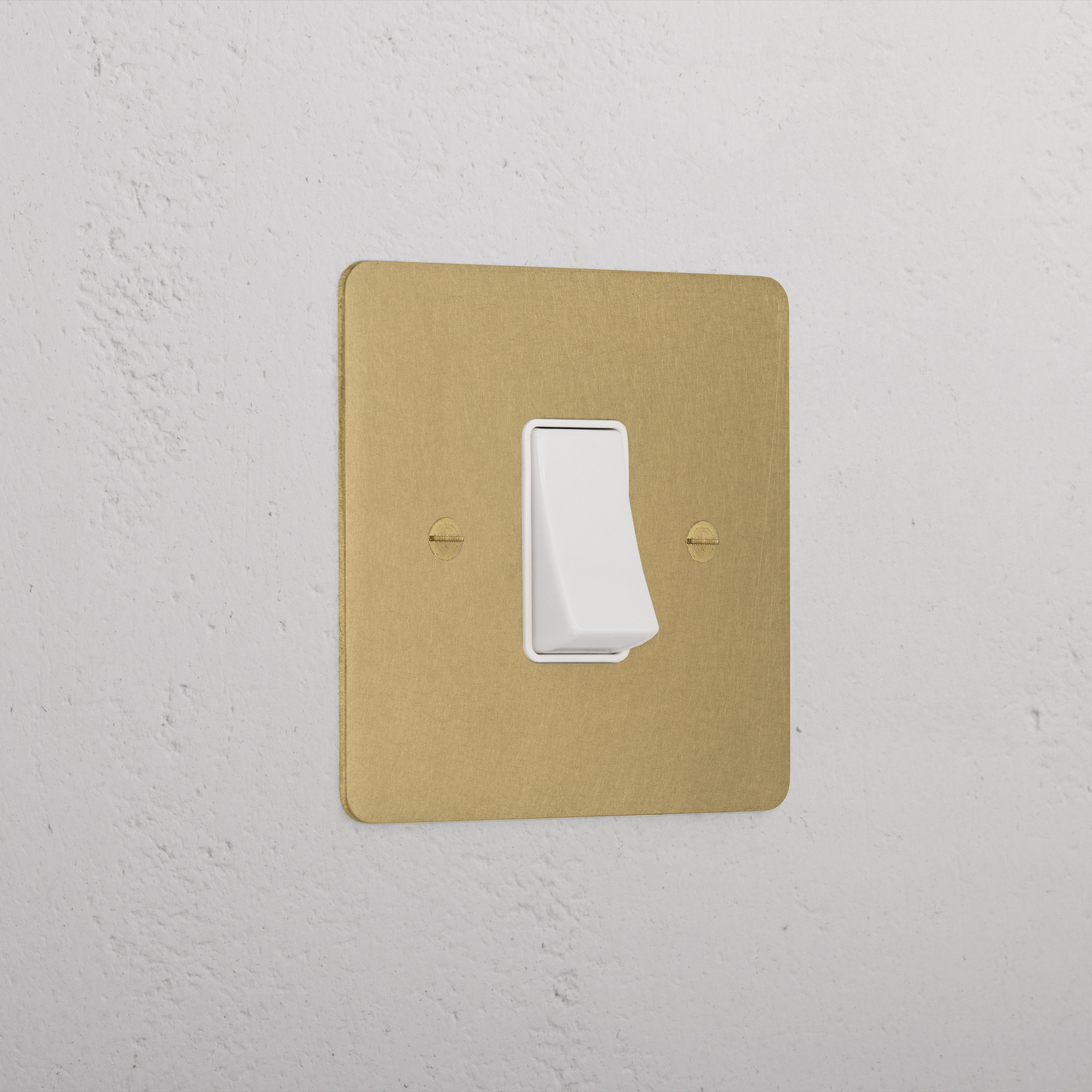 Premium Antique Brass 45A Cooker Switch White