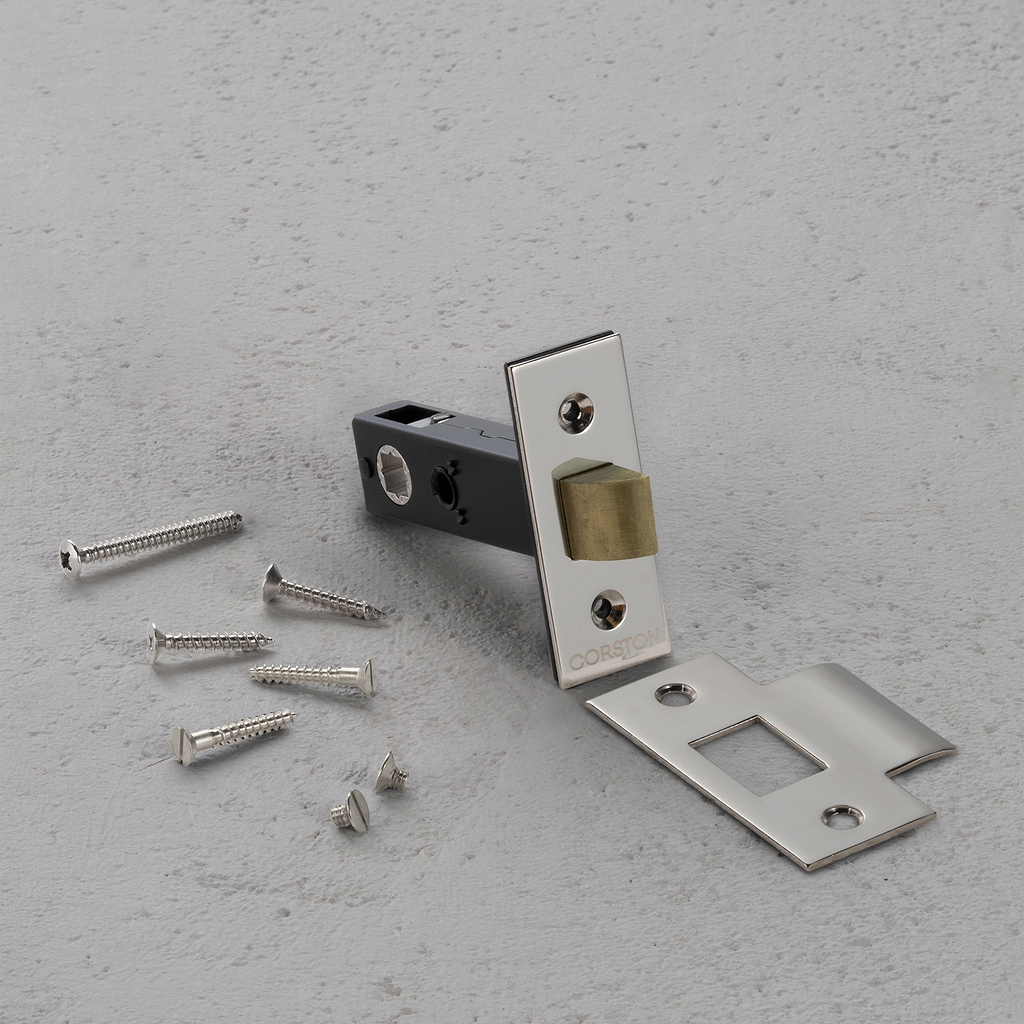 Tubular Latch 60mm – Polished Nickel