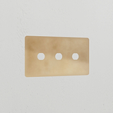 3G Switch Plate - Antique Brass