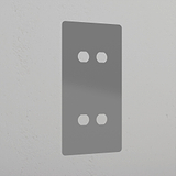 4G Vertical Switch Plate - Paintable  