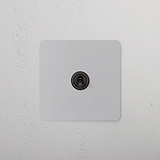 1G Smart Retractive Toggle Switch – Paintable Bronze