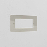 2G 100mm Module Plate - Polished Nickel