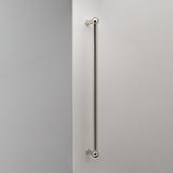 Polished Nickel Harper Single Pull Handle 500mm On White Background