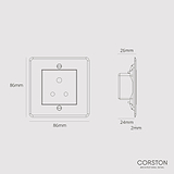 5A Light Socket - Clear Black