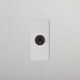 1G Architrave Intermediate Toggle Switch - Paintable Bronze