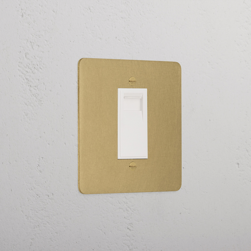 Luxury Antique Brass Bt Slave Socket White